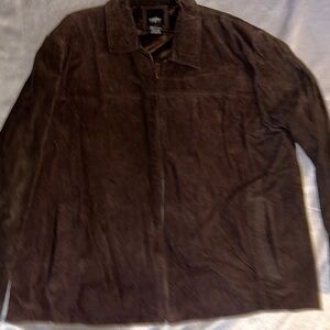 Mossino XL genuine leather 100 % brown jacket men